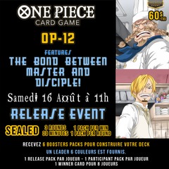 One Piece OP-12 - Release event - Samedi 16 Août à 11h